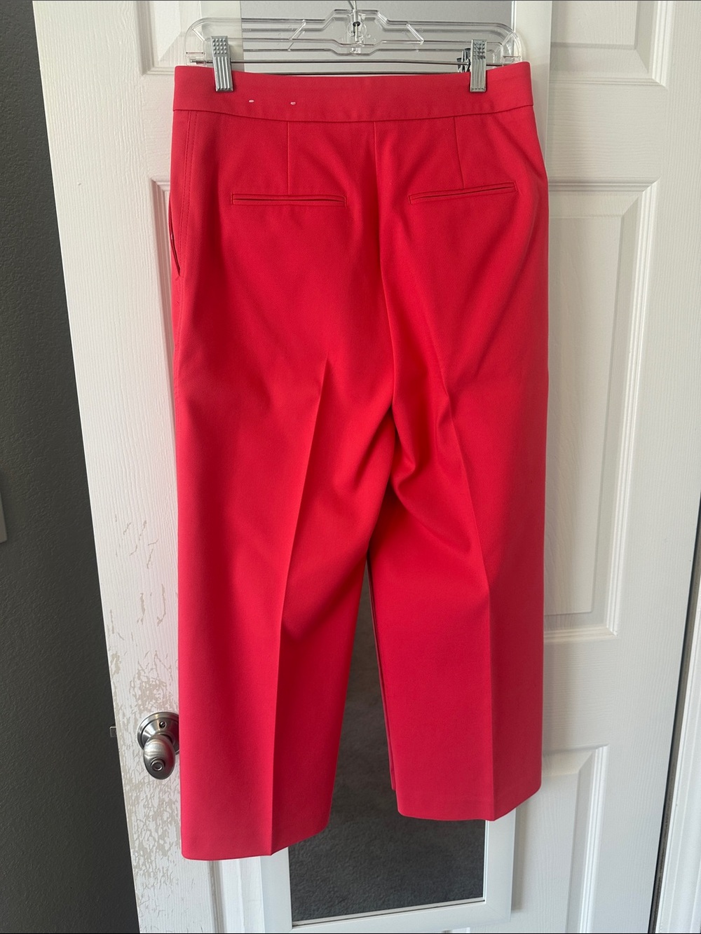 Ann Taylor Red Wide-Leg Dress Pants - Picture 2 of 4